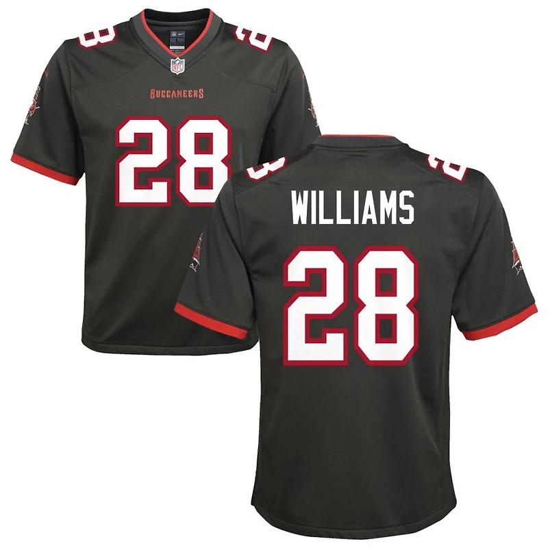 Damarion Williams Youth Nike Pewter Tampa Bay Buccaneers Alternate Custom Game Jersey