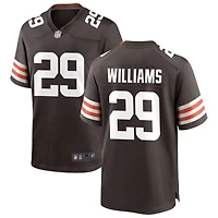 Dee Williams Men's Nike Cleveland Browns Brown Custom Game Jersey
