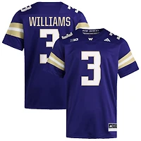 Rashid Williams Men's adidas  Purple Washington Huskies NIL Pick-A-Player Home Premier Football Jersey