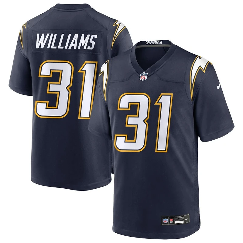 Marcus Williams Men's Nike Navy Los Angeles Chargers Alternate Super Chargers Game Custom Jersey