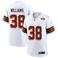 Trayveon Williams Men's Nike White Cleveland Browns 1946 Collection Alternate Custom Jersey