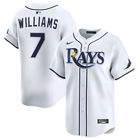 Carson Williams Men's Nike White Tampa Bay Rays Home Limited Custom Jersey