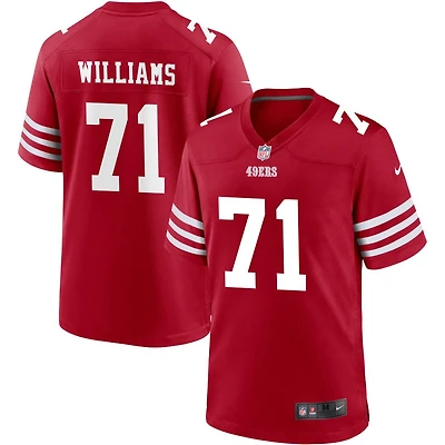 Trent Williams Men's Nike Scarlet San Francisco 49ers Custom Jersey