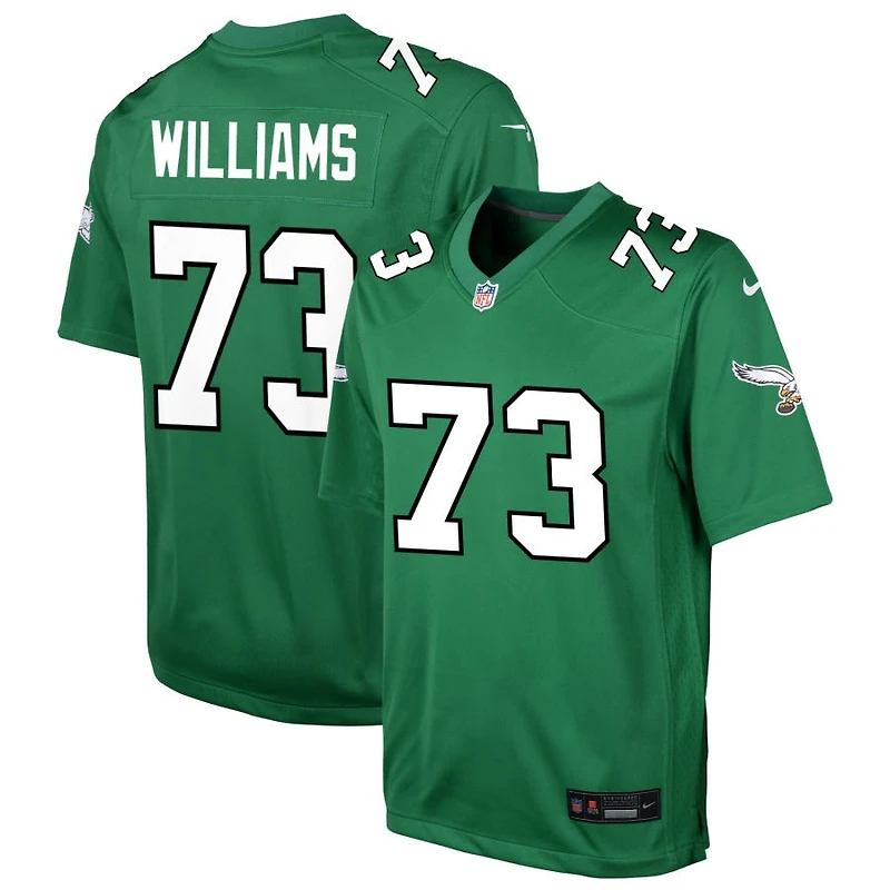 Cameron Williams Youth Nike Kelly Green Philadelphia Eagles Alternate Custom Game Jersey