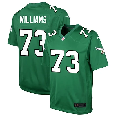 Cameron Williams Youth Nike Kelly Green Philadelphia Eagles Alternate Custom Game Jersey