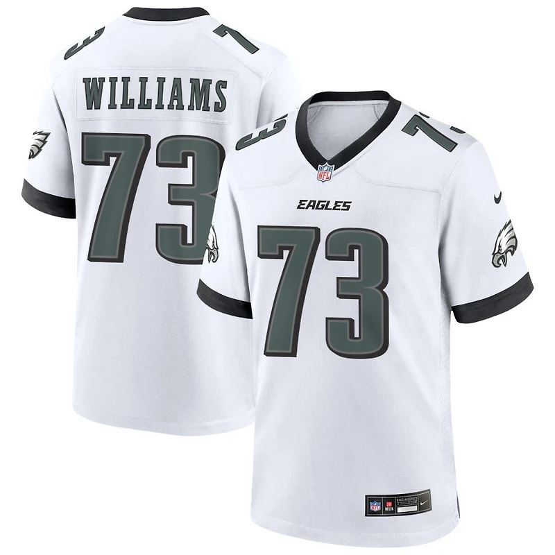 Cameron Williams Men's Nike White Philadelphia Eagles Custom Game Jersey