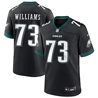 Cameron Williams Men's Nike Black Philadelphia Eagles Alternate Custom Game Jersey