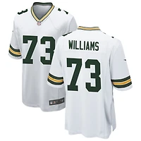 John Williams Men's Nike White Green Bay Packers Custom Game Jersey