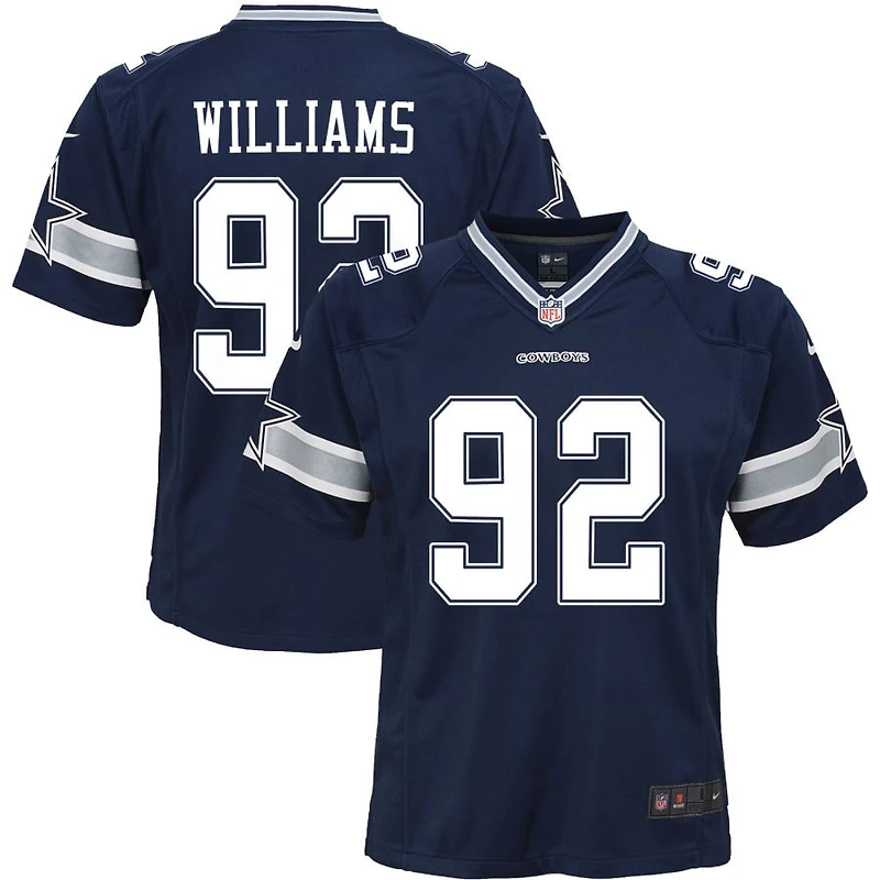 Quinnen Williams Youth Nike Navy Dallas Cowboys Custom Game Jersey