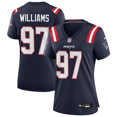 Milton Williams Women's Nike Navy New England Patriots Custom Game Jersey