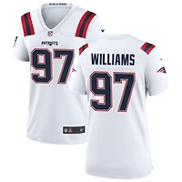 Milton Williams Women's Nike New England Patriots White Custom Game Jersey