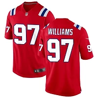 Milton Williams Men's Nike Red New England Patriots Alternate Custom Jersey