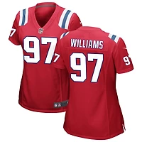 Milton Williams Women's Nike Red New England Patriots Alternate Custom Jersey