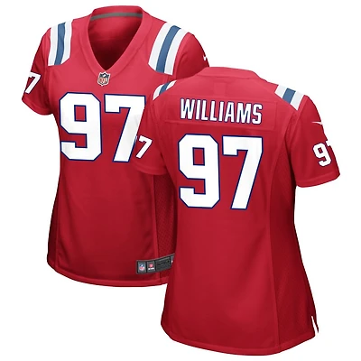 Milton Williams Women's Nike Red New England Patriots Alternate Custom Jersey