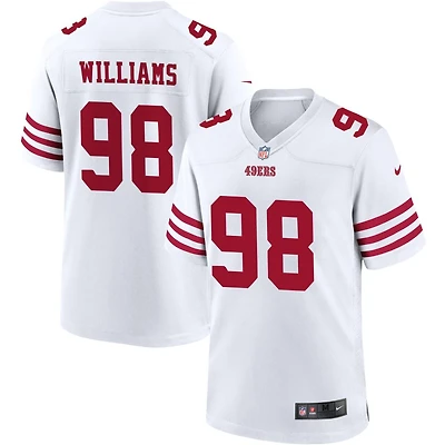 Mykel Williams Men's Nike White San Francisco 49ers Game Custom Player Jersey