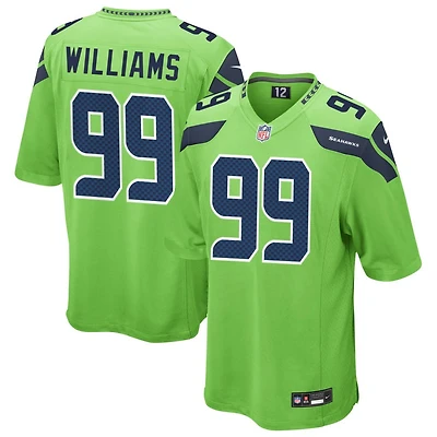 Leonard Williams Men's Nike Neon Green Seattle Seahawks Alternate Custom Game Jersey