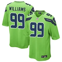 Leonard Williams Men's Nike Neon Green Seattle Seahawks Alternate Custom Game Jersey