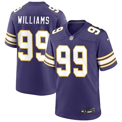 Elijah Williams Men's Nike Purple Minnesota Vikings Classic Custom Game Jersey