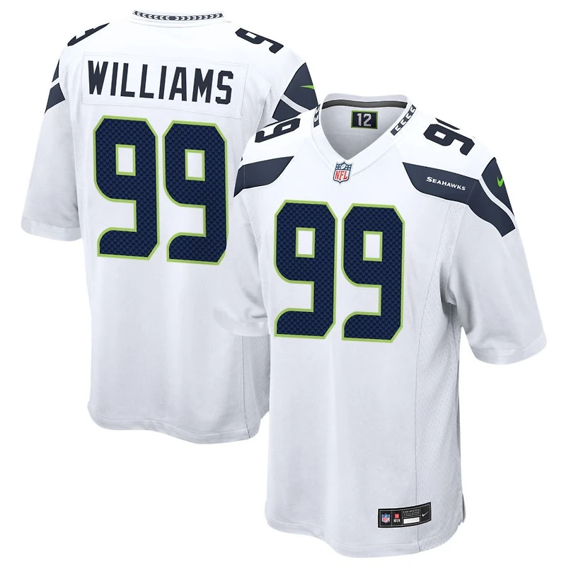 Leonard Williams Men's Nike White Seattle Seahawks Custom Game Jersey