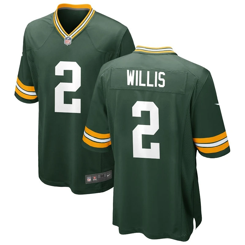 Malik Willis Men's Nike Green Green Bay Packers Custom Game Jersey