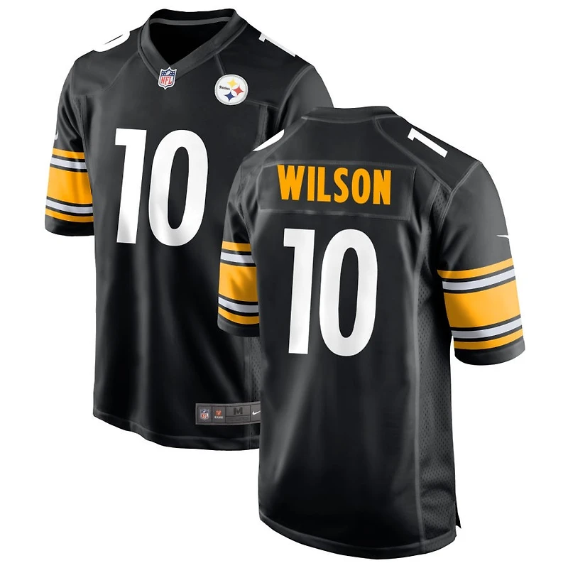 Roman Wilson Men's Nike Black Pittsburgh Steelers Custom Game Jersey