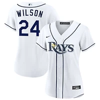 Steven Wilson Women's Nike  White Tampa Bay Rays Home Custom Replica 2.0 Jersey
