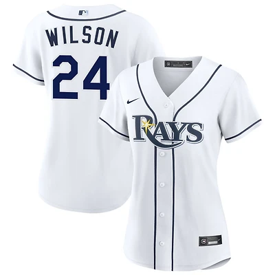 Steven Wilson Women's Nike White Tampa Bay Rays Home Custom Replica 2.0 Jersey