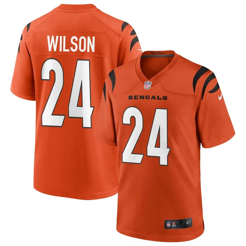 Marco Wilson Youth Nike Orange Cincinnati Bengals Alternate Game Custom Jersey