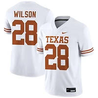 Santana Wilson Men's Nike White Texas Longhorns NIL Pick-A-Player Game Jersey