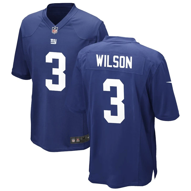 Russell Wilson Men's Nike Royal New York Giants Custom Game Jersey