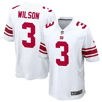 Russell Wilson Men's Nike White New York Giants Custom Game Jersey