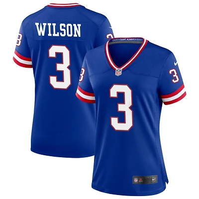 Russell Wilson Women's Nike Royal New York Giants Classic Custom Game Jersey