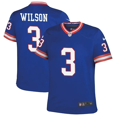 Russell Wilson Youth Nike Royal New York Giants Classic Custom Game Jersey