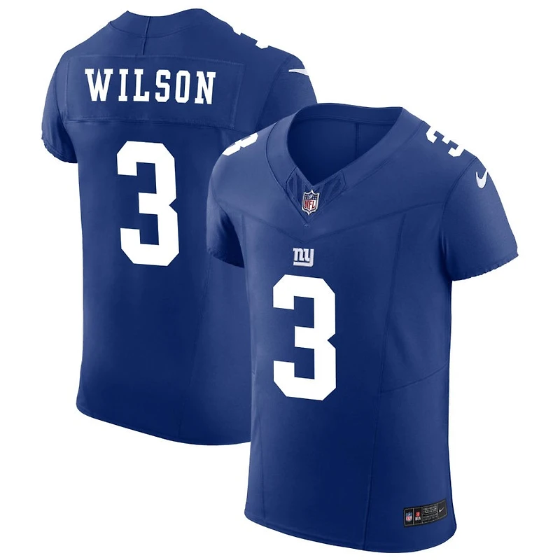 Russell Wilson Men's Nike Royal New York Giants Vapor F.U.S.E. Elite Custom Jersey