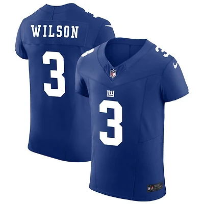 Russell Wilson Men's Nike Royal New York Giants Vapor F.U.S.E. Elite Custom Jersey