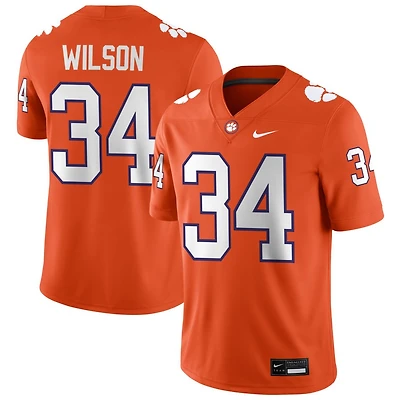 Max Wilson Men's Nike Orange Clemson Tigers NIL Pick-A-Player Game Jersey