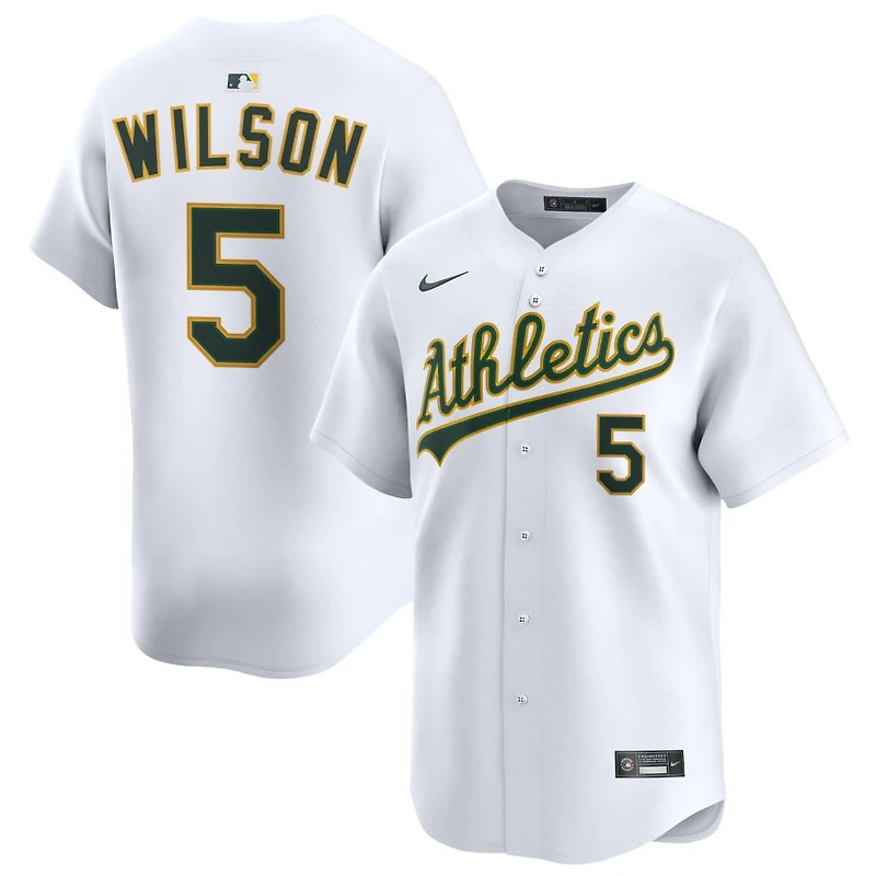 Jacob Wilson Men's Nike White Athletics Home Limited Custom Jersey