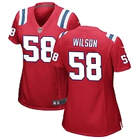 Jared Wilson Women's Nike Red New England Patriots Alternate Custom Jersey