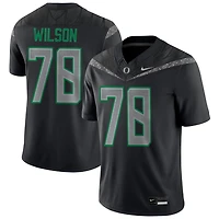 Gernorris Wilson Men's Nike Black Oregon Ducks NIL Pick-A-Player Game Jersey