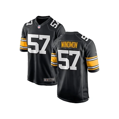 Jacoby Windmon Youth Nike Black Pittsburgh Steelers Alternate Custom Game Jersey
