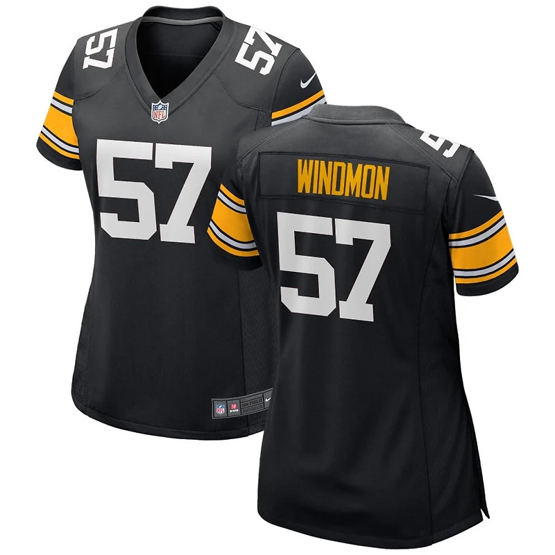Jacoby Windmon Women's Nike Black Pittsburgh Steelers Alternate Custom Game Jersey