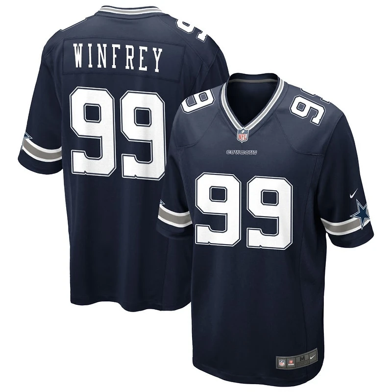Perrion Winfrey Men's Nike Navy Dallas Cowboys Custom Game Jersey