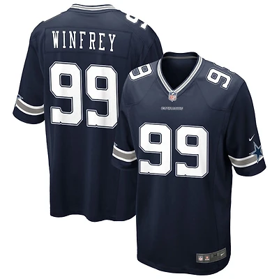 Perrion Winfrey Men's Nike Navy Dallas Cowboys Custom Game Jersey