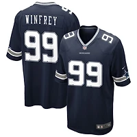 Perrion Winfrey Men's Nike Navy Dallas Cowboys Custom Game Jersey