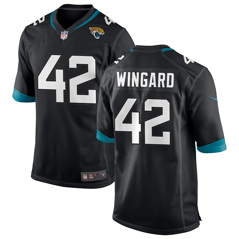 Andrew Wingard Men's Nike Black Jacksonville Jaguars Custom Game Jersey