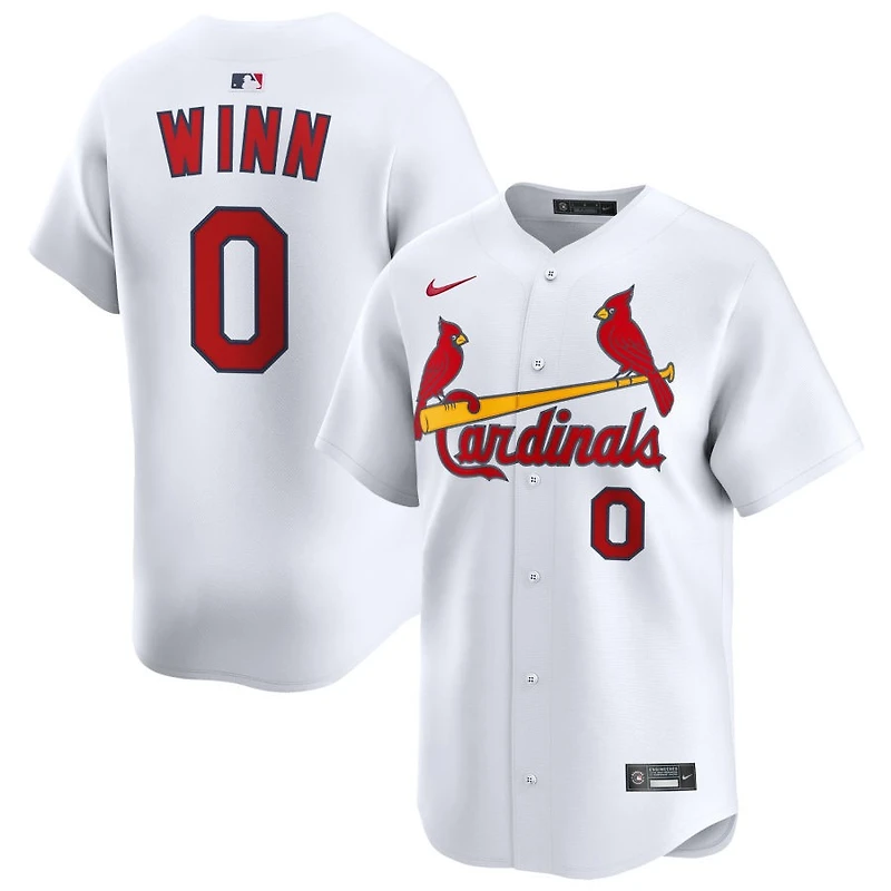 Masyn Winn Men's Nike White St. Louis Cardinals Home Limited Custom Jersey