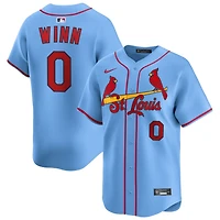 Masyn Winn Men's Nike Light Blue St. Louis Cardinals Alternate Limited Custom Jersey