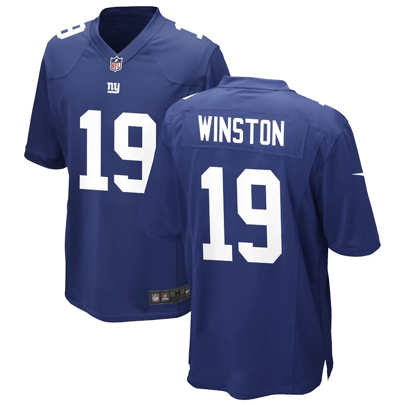 Jameis Winston Men's Nike Royal New York Giants Custom Game Jersey