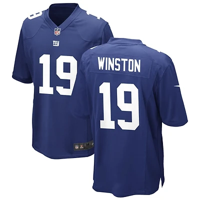 Jameis Winston Men's Nike Royal New York Giants Custom Game Jersey