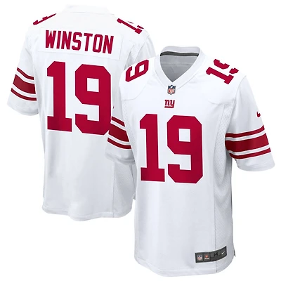 Jameis Winston Men's Nike White New York Giants Custom Game Jersey